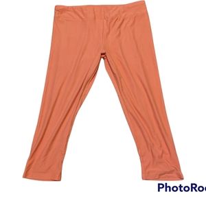Orange Capri Leggings